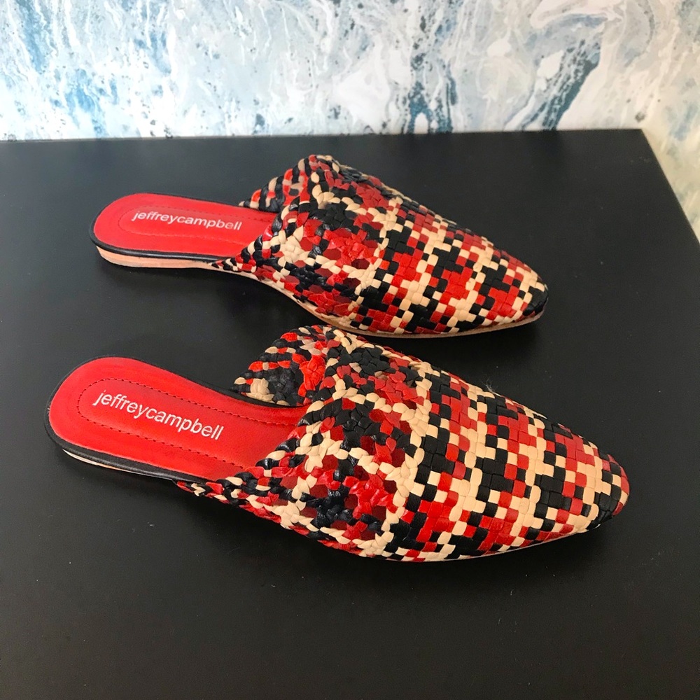 NWOT! Jeffrey Campbell flat mules